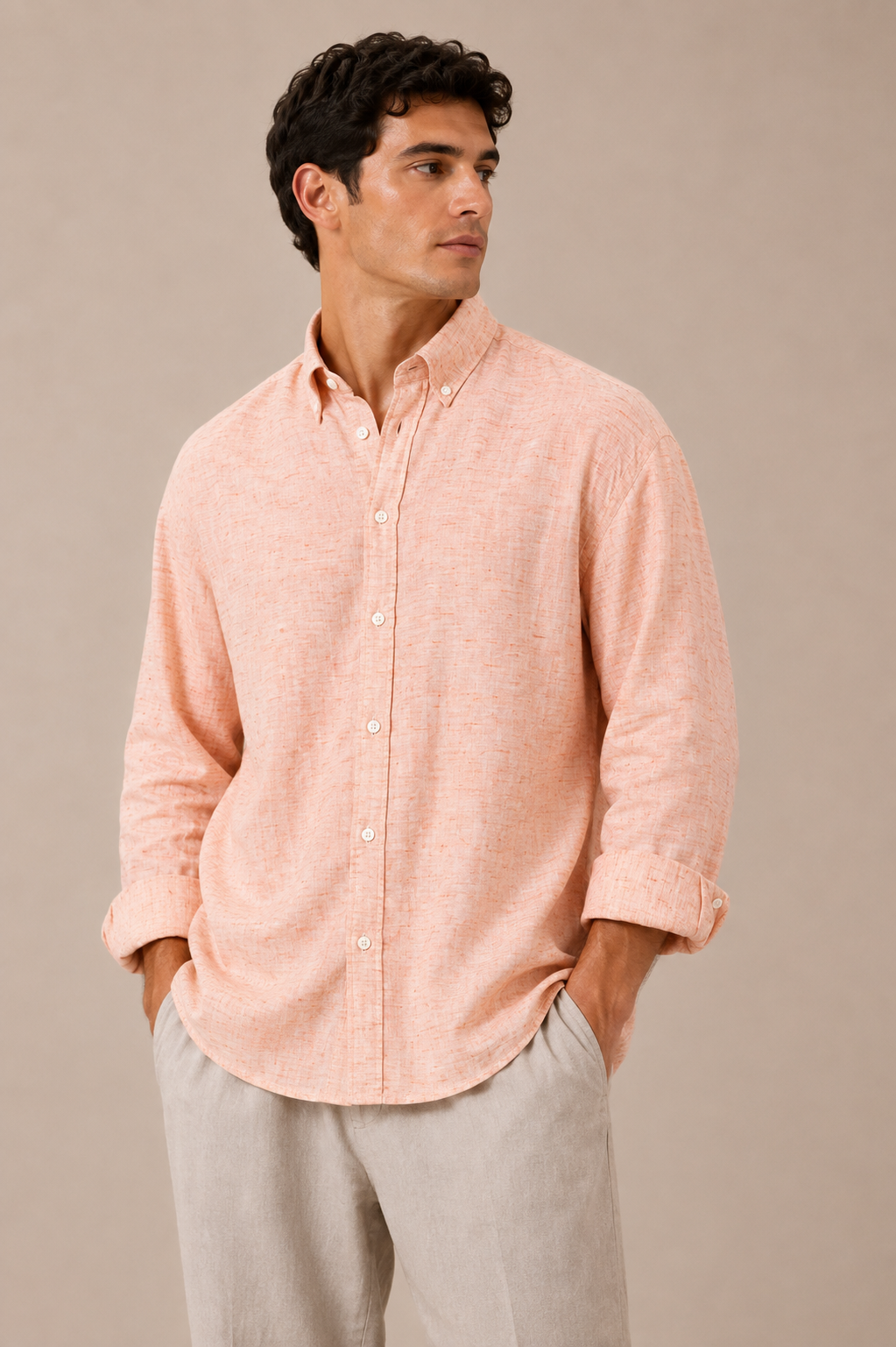 4 Linen Cotton Shirt Bundle