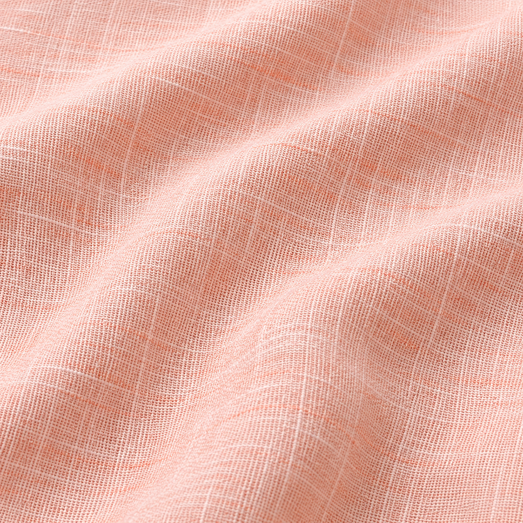 Preorder - Relaxed Pink Linen Cotton Blend Shirt