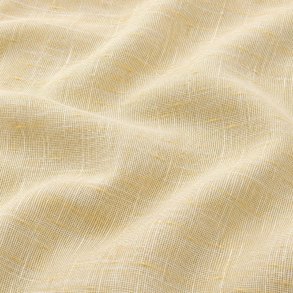 Preorder - Relaxed Butter Yellow Linen Cotton Blend Shirt