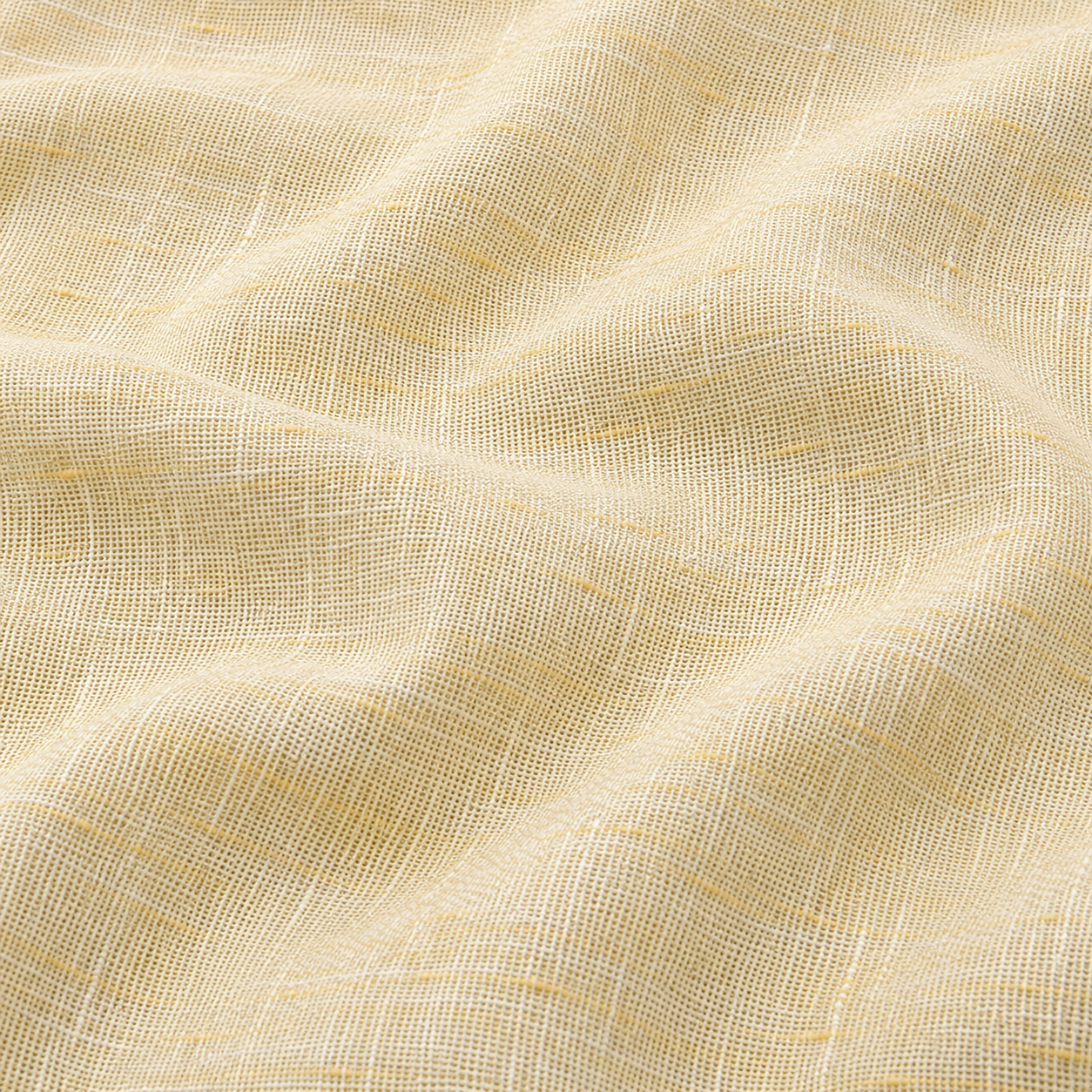 Preorder - Relaxed Butter Yellow Linen Cotton Blend Shirt
