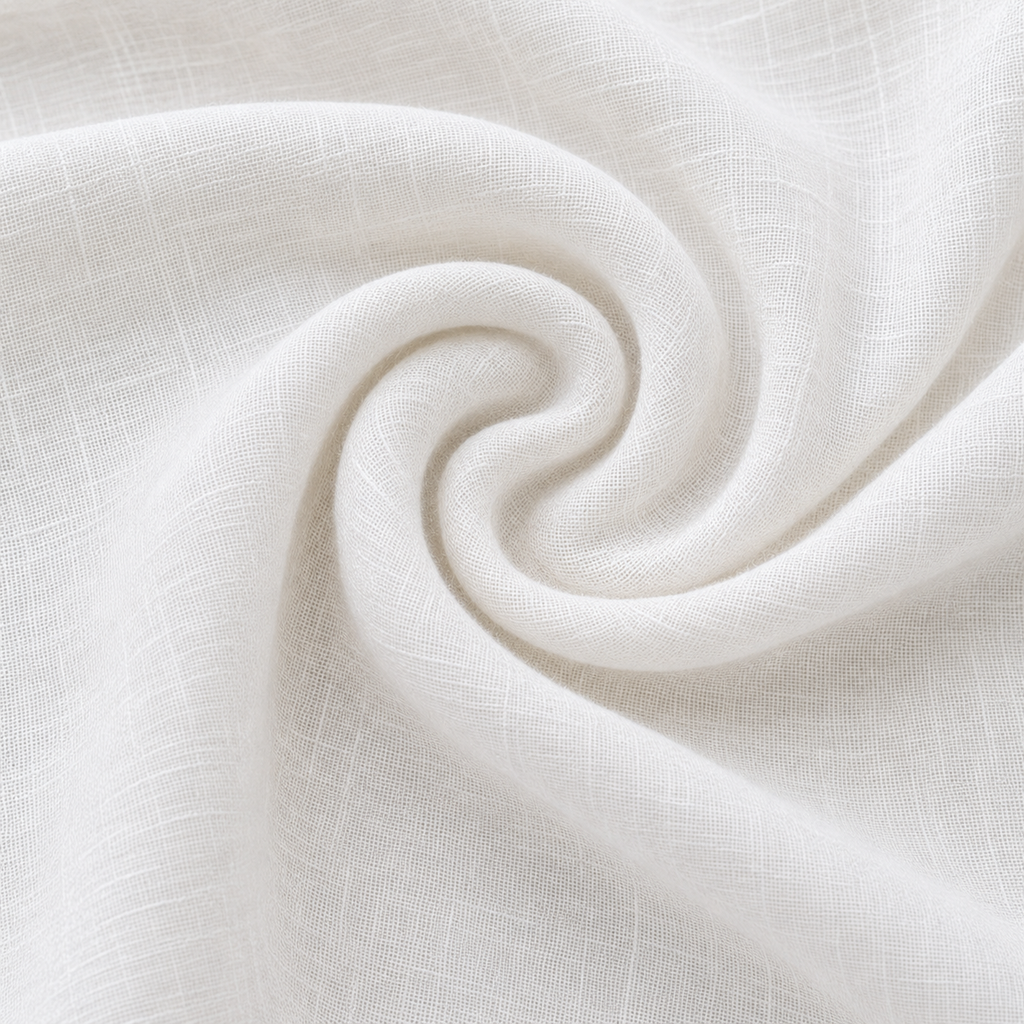 Preorder - Relaxed White Linen Cotton Blend Shirt